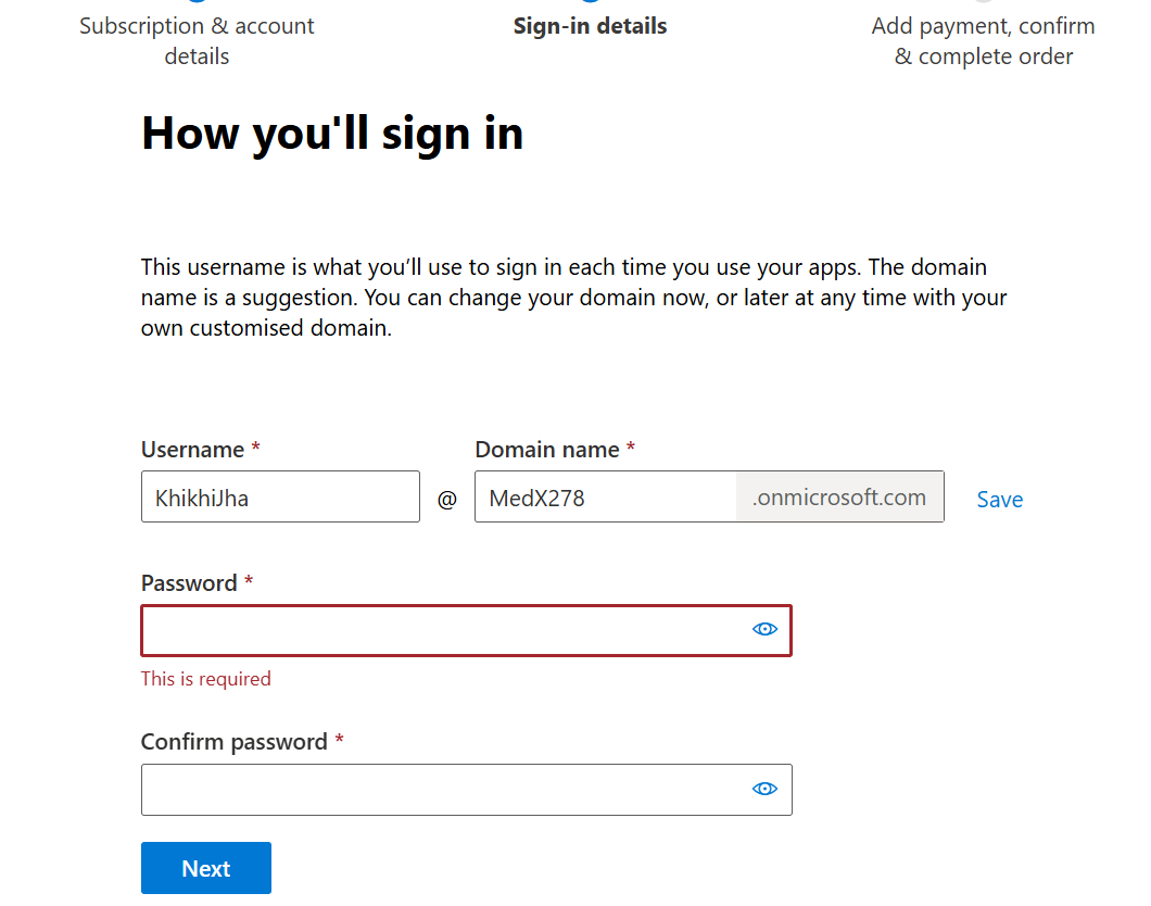 How you'll sign in
